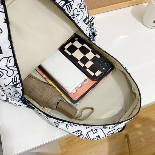 【双肩包ins风，简约清新设计~】双肩包ins风 女可爱高中初中生大容量潮流背包 小学生简约清新书包-QQ 商品图1