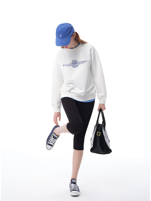Teenie Weenie小熊卡通字母卫衣女夏季女卫衣TTMA256313N 商品图2