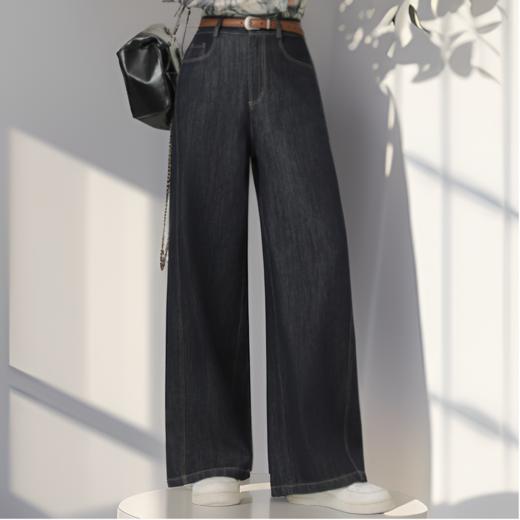 S2M2现货 臣禾	【天丝棉牛仔裤】腔调阔腿裤	JZ251060173  商品图12