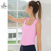 梵美人 Y5137H 瑜伽服背心 可拆卸胸垫 提花波浪纹面料 商品缩略图3