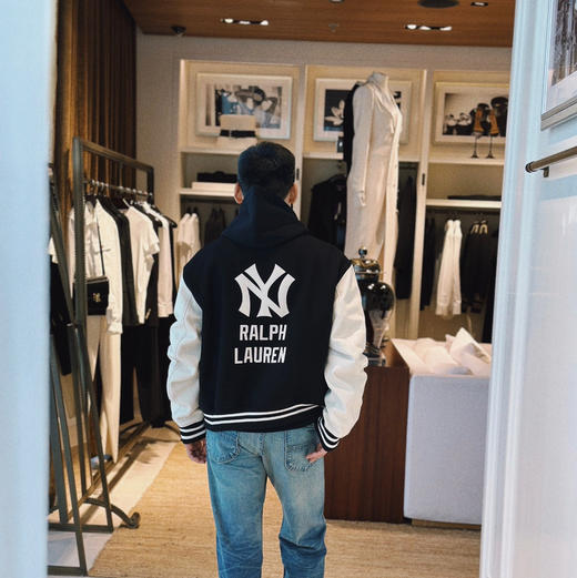 稀有紫标Ralph Lauren 联名MLB棒球夹克外套030401 商品图0