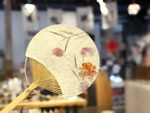 非遗主题-花草纸扇 商品图0