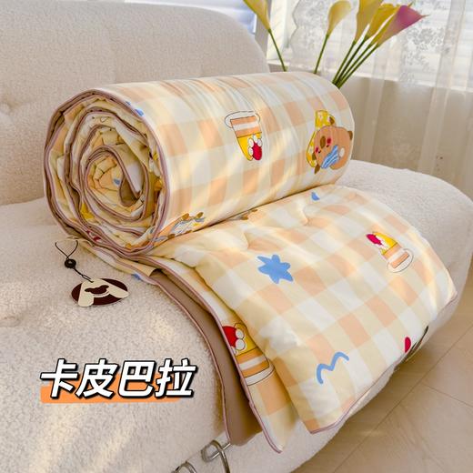 A类邹邹纱印花春夏被子有氧水洗双层纱面料柔软亲肤婴儿也适合越洗越软 商品图2