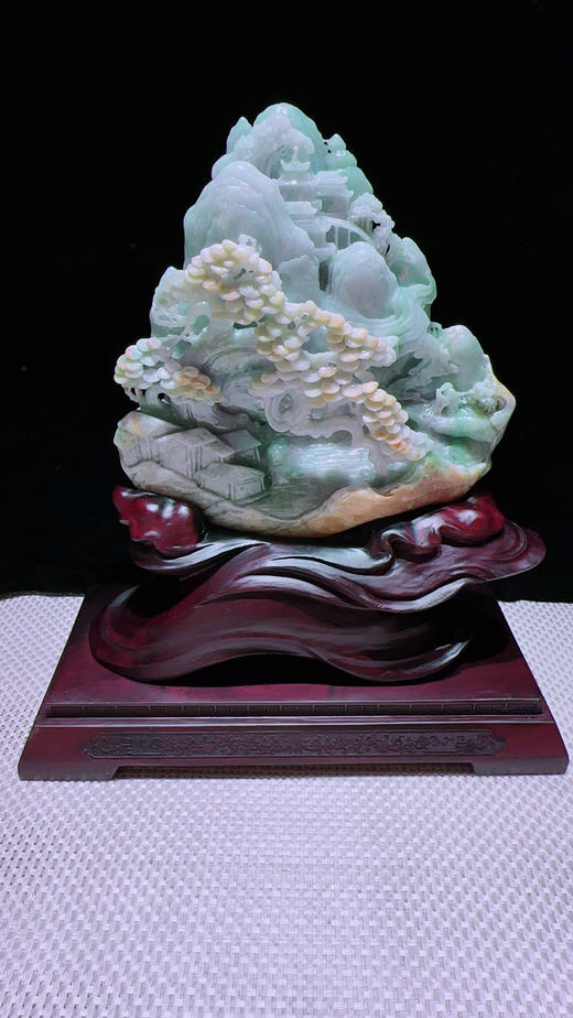 620891翡翠摆件【高山流水】 商品图3