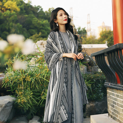 同晚醉民族风长围巾| 杨丽萍老师同款 | 现货加急发 商品图5