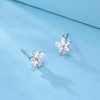 卡蒂罗/KADER 星光花语耳钉  闪耀五瓣花清新浪漫轻奢小众不撞款纯银耳饰 秋冬百搭氛围感养耳洞配饰 优雅高级感情人节 商品缩略图1