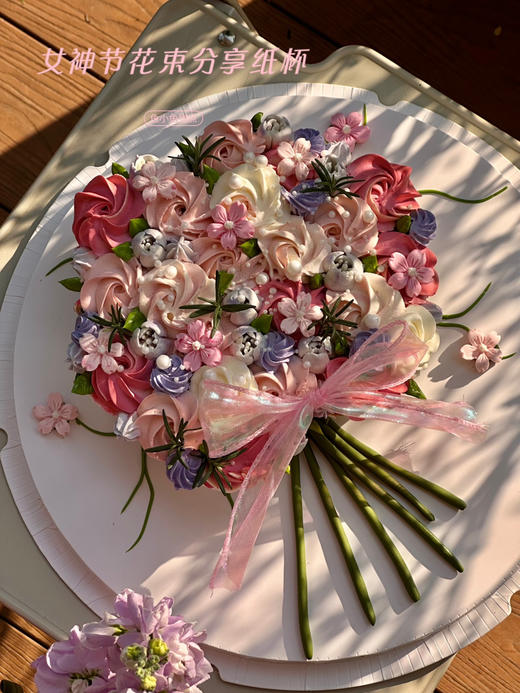 女神节花束分享纸杯 商品图3