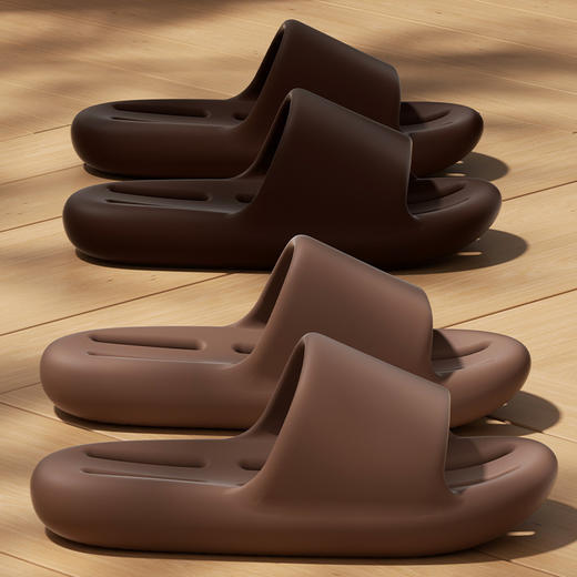 【全身镂空！给足双脚呼吸】浴室拖鞋女夏季新款室内家居厚底防滑镂空速干洗澡漏水凉拖鞋男士。ry 商品图2