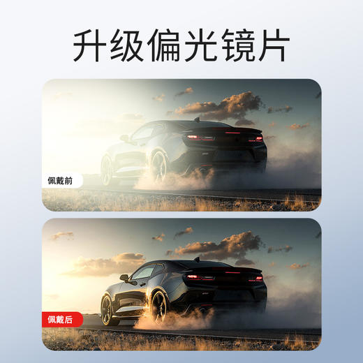 普莱斯太阳镜8003 开车专用阻隔强光 铝镁合金镜框 偏光镜片 三色可选 商品图4