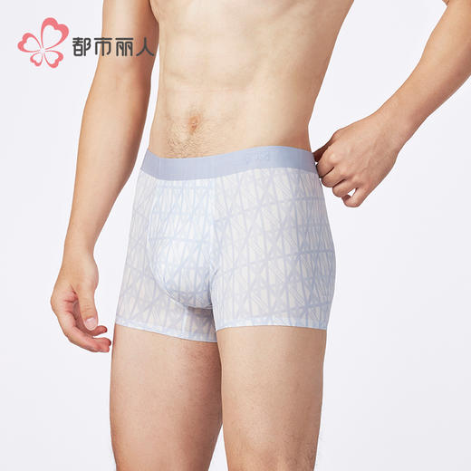 都市丽人日常休闲锦纶平角冰丝平角裤FKHH05 商品图2