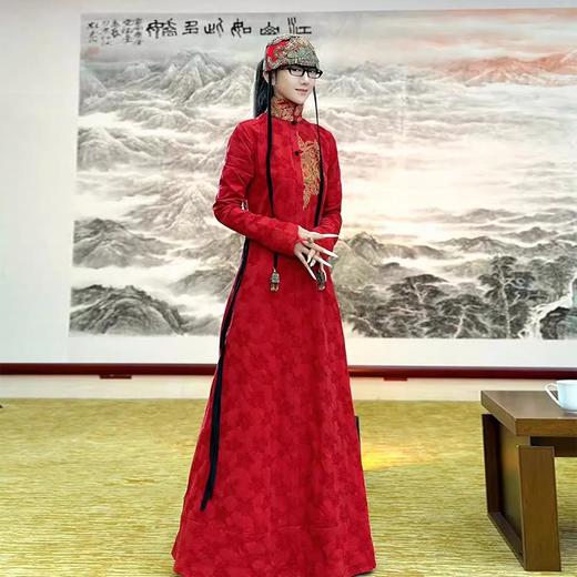 【50周年纪念款】浮生辞刺绣连衣裙| 杨丽萍老师同款 | 黄色 杏色 红色 | 长短袖可选 商品图1