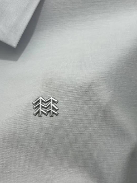 正品可隆KOLON男士凉感POLO衫，面料透气柔软有弹力，高端系列 丝滑质感 胸前字母反光设计 商务休闲均可 。三个色 商品图4