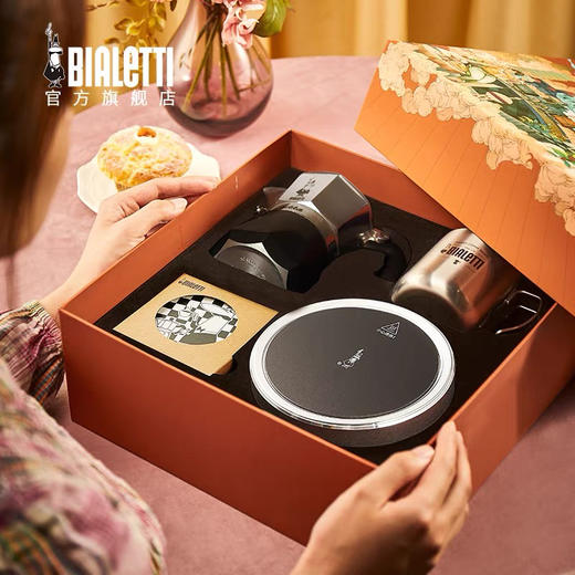 Bialetti比乐蒂蒸汽时代摩卡壶礼盒手冲咖啡壶套装 商品图2