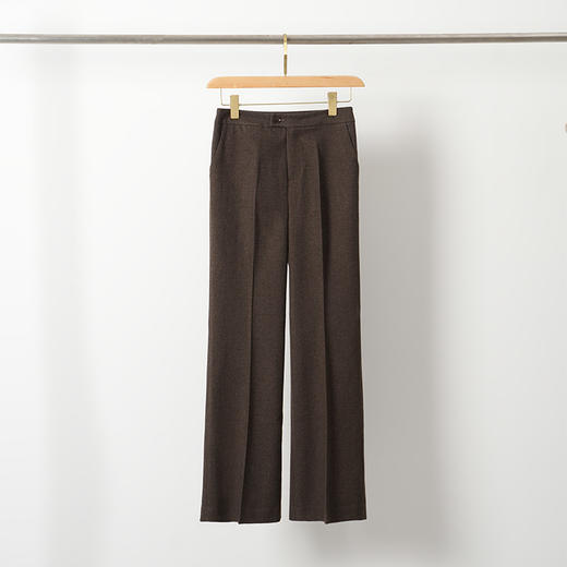 艾尚臣长袖西装套装2024冬季新款棕色西服外套修身立体剪裁职业装 商品图2