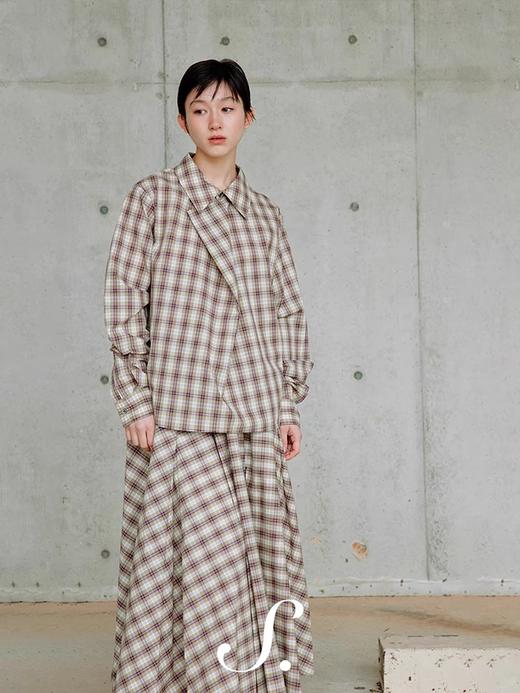 shyshystill/shy2024011020/知识分子两色色织棉半裙 商品图0