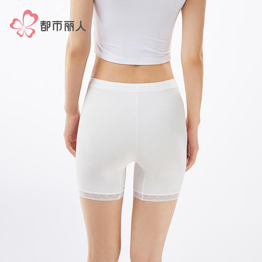 都市丽人舒适打底三分裤薄提花安全裤LLH1A7 商品图3