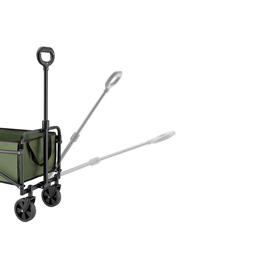 【360°万向前轮 承重150斤 快速折叠】大迈 便携折叠推车-森林绿 商品图5