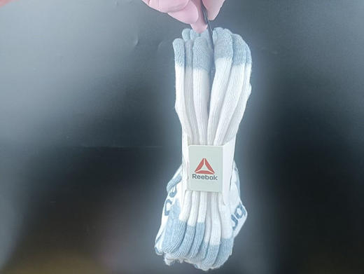 外贸正品锐步女款中帮毛巾底运动训练袜！
码数适合35-39码
4个配色，一卡六双! 商品图2