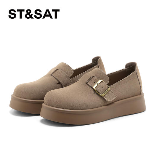 星期六复古经典百搭厚底全包勃肯鞋SSD1111CAZ 商品图6