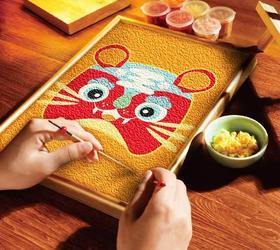 非遗主题-纸浆画