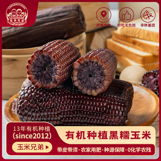 玉米兄弟有机糯玉米 黑糯玉米 黄糯玉米 商品图0