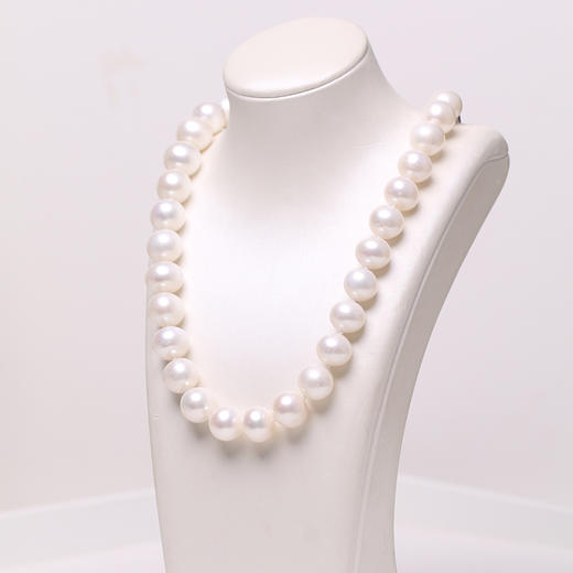淡水珍珠套装 项链+925银耳钉 10.5-11.5mm 一口价 109085W 商品图2