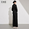 艾尚臣黑色西装套装女2024冬新款高级感职业装气质女神范工作服秋 商品缩略图4