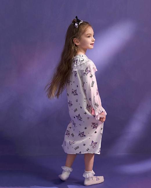 【春上新】8楼爱慕儿童Aimer Kids女孩酷洛米幻彩熊长袖睡裙AK144H221，吊牌价429元 商品图3