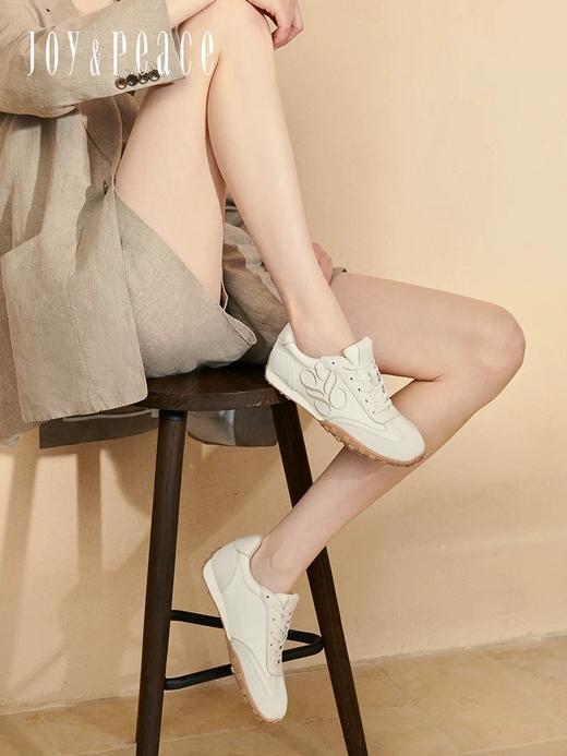 Joy&peace真美诗 董洁同款真美诗小彩蛋2025春运动休闲阿甘鞋复古德训鞋女29801AM5 商品图2