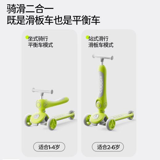 骑儿童滑板车1到3岁滑滑车可骑可滑二合一宝宝车学步车小Q车Q2/Q4/Q6/Q8 商品图2