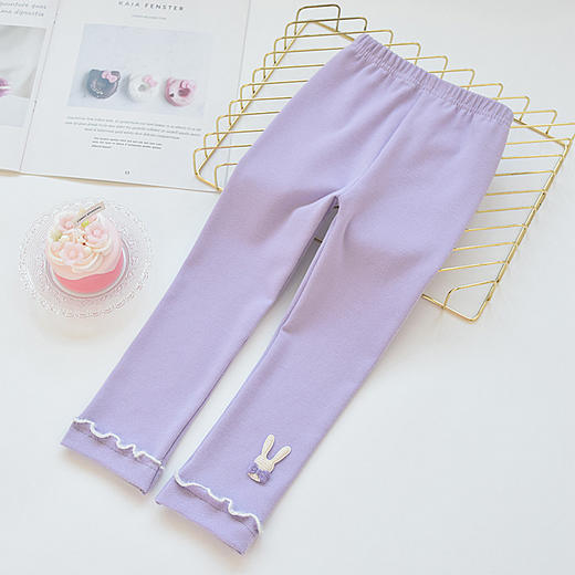 【薄款透气，春夏百搭】女童打底裤 夏季薄款莫代尔 儿童白色长裤 女孩外穿裤子 宝宝纯棉春秋-QQ 商品图9