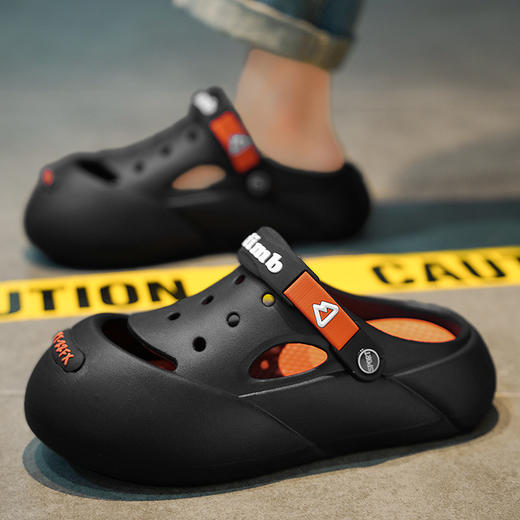 【夏季新款洞洞鞋】男踩屎感厚底拖鞋防滑软底外穿透气沙滩凉鞋男。ry 商品图7