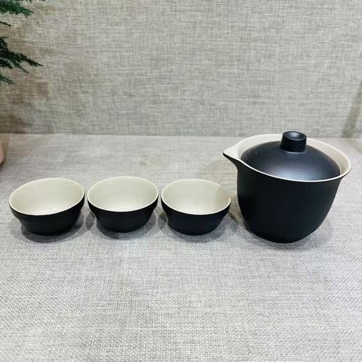 江山°旅行套装一壶三杯黑色 商品图0