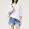 lost in echo2025春夏新款时尚宽松纯棉刺绣圆领白色长袖T恤上衣 商品缩略图3