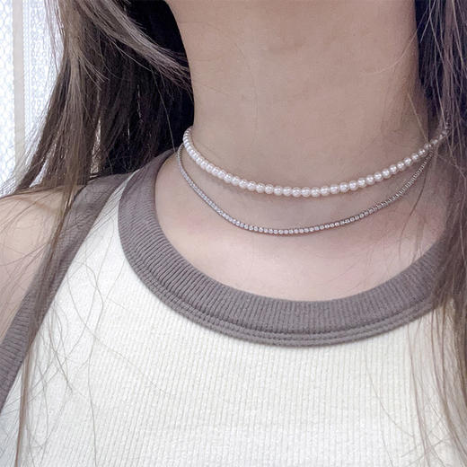 纪念日百货女款珍珠系列H02069叠戴项链159053631 商品图1