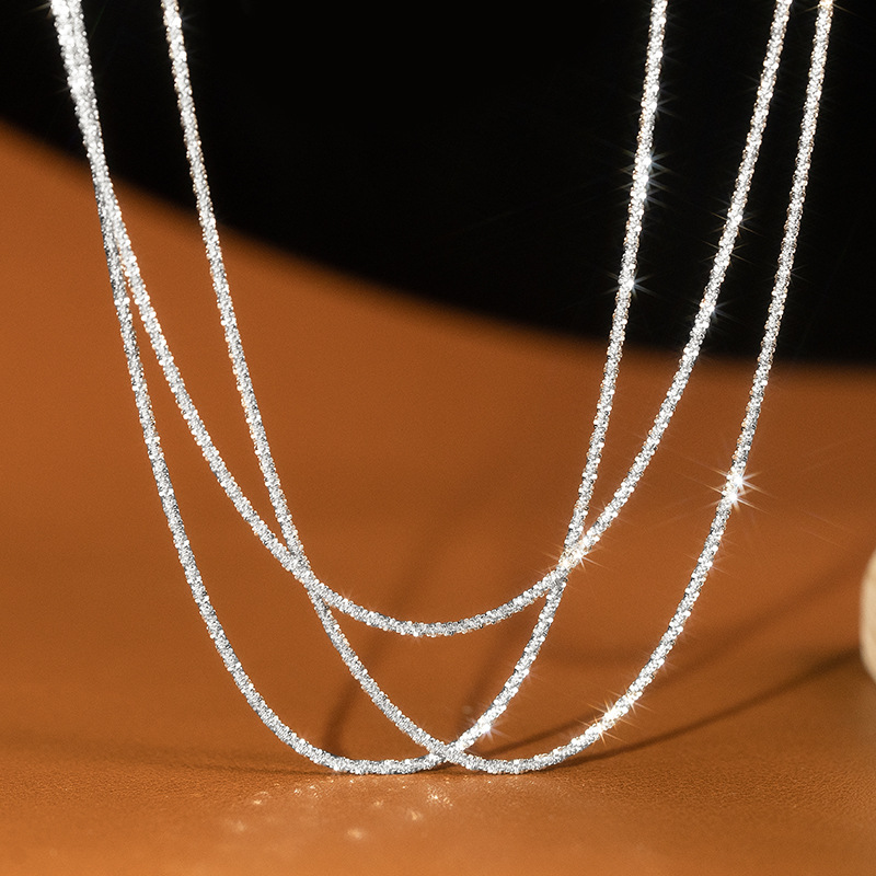 【漫天星辰】925纯银满天星闪沙项链【BF-NS1030】