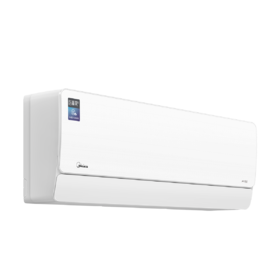 美的巨瀑风一级能效变频空调 一键防直吹 be健康风大1匹/1.5匹 C1-1S 变频 分体套机 极地白 美的