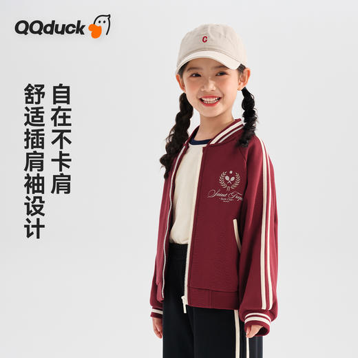 【清仓捡漏】【加绒 两件套】【120-165】【可可鸭】女童银狐绒套装中大童保暖运动套装 商品图5