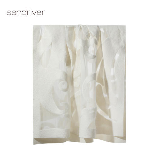 纯手工擀毡羊绒剪花围巾SJS96P710N 商品图3