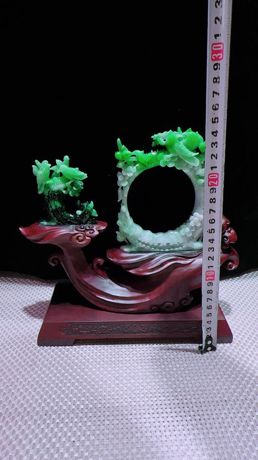 620888翡翠摆件【喜上眉梢 和和美美】 商品图1