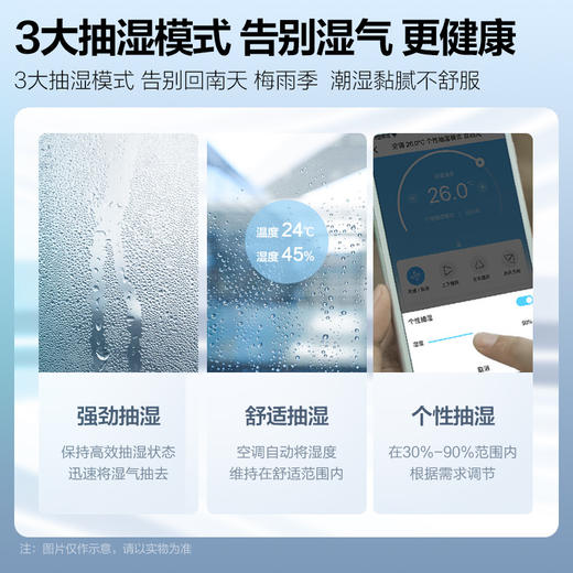 美的极地智能无风感空调新一级能效智能语音控制 大1匹/1.5匹 BDN8Y-FA200(1)A 变频 分体套机 极地白 美的 商品图5