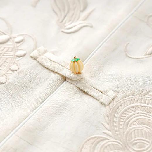 【高货wl】全新升级【铂金会员293/天猫389/差价96】(10026) 洛诗琳新款雅致新中式提花刺绣上衣时尚感气质女马甲外套 商品图2