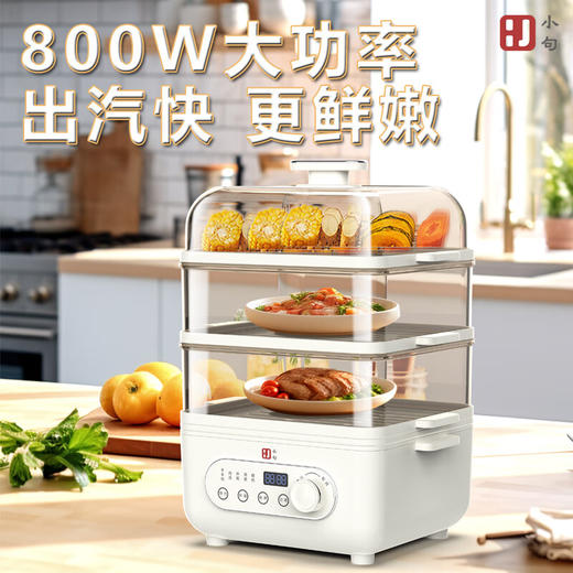 【分仓直发包邮】小句三层电蒸锅20L  XJZ11 商品图2