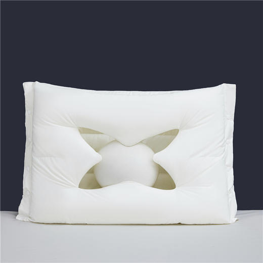 自然醒全棉双层可拆卸星空枕二合一侧睡家用一对装护颈助睡眠枕芯单人整头XK 商品图8