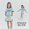 cicochild25年夏季新款亲子中大女童运动套装浅蓝上衣白色短裤 商品缩略图1