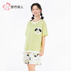 都市丽人生活家居女士无尘棉短袖套装薄单面无尘棉短袖类LHH2C8 商品缩略图2