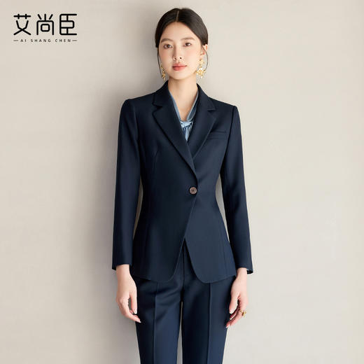 艾尚臣正装女套装2025新款职业装商务工作服高级感气质西装外套春 商品图1