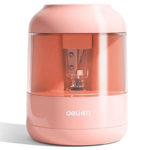 【6.1儿童节】得力文具 电动削笔机 儿童学生全自动卷笔刀 转笔刀 铅笔削笔器 简单好用·不易断芯 商品图5