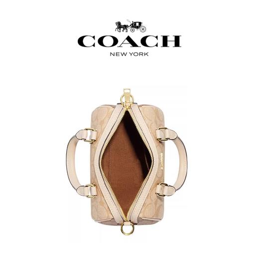 【品牌授权】【礼盒礼袋】蔻驰COACH女包Rowan18迷你奥莱波士顿手拎包小包枕头包CH160（尺寸：181210cm） 商品图7