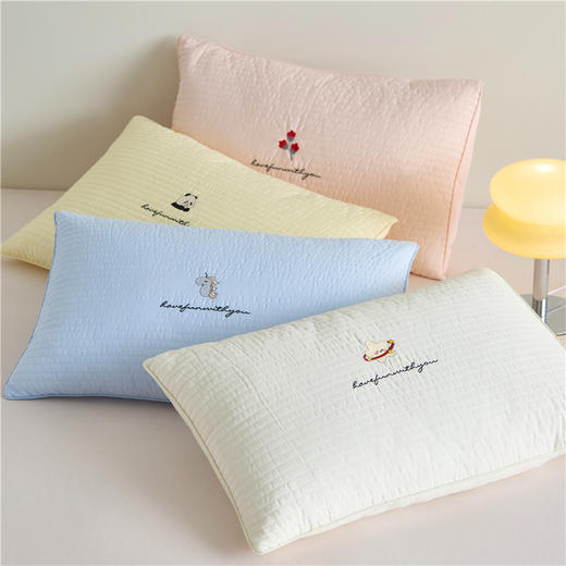 自然醒A类水洗全棉儿童棉花枕荞麦枕儿童枕套一对装轻奢枕头套全棉家用单个30x50枕头芯内胆XK 商品图4